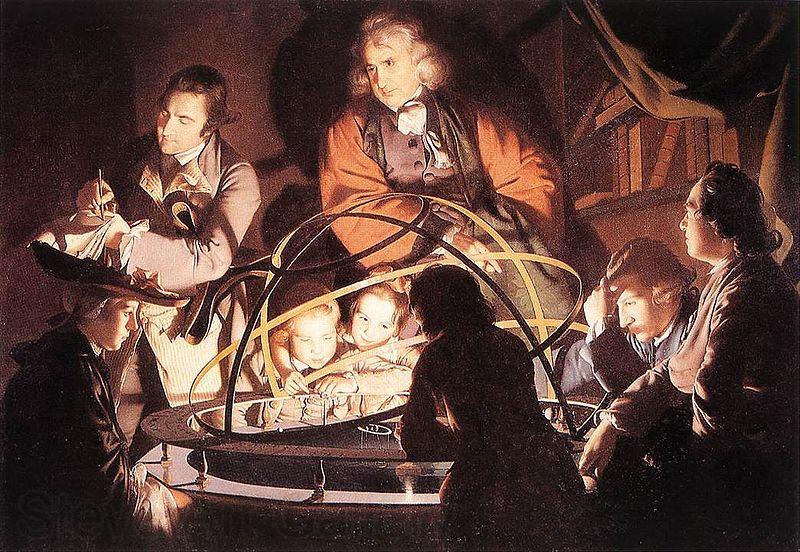 Joseph Wright A Philosopher Lecturing with a Mechanical Planetary Norge oil painting art